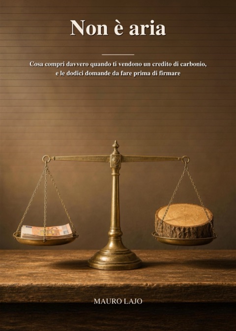 Copertina del libro Non è aria