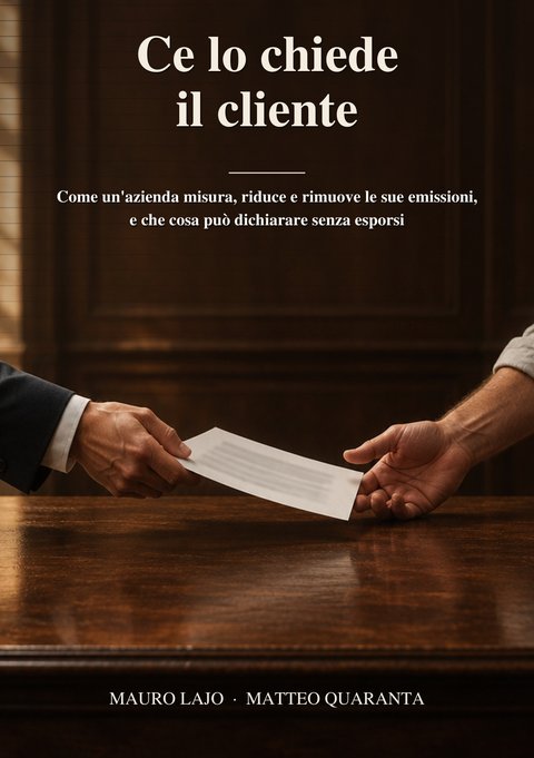 Copertina del libro Ce lo chiede il cliente di Mauro Lajo e Matteo Quaranta