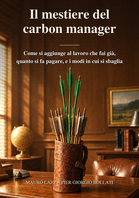 Copertina del libro Il mestiere del carbon manager di Mauro Lajo e Pier Giorgio Bollati