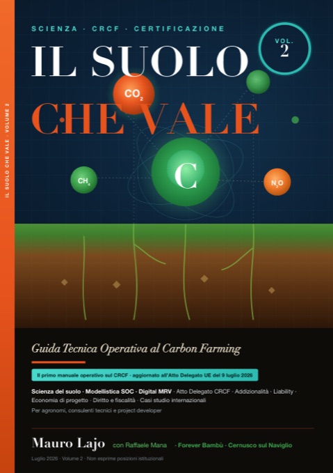 Copertina del manuale Il Suolo Che Vale, volume 2: guida tecnica operativa al carbon farming